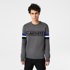 Мужской свитер Lacoste из смеси хлопка и вискозы