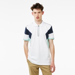 Мужское поло Lacoste Regular Fit на молнии