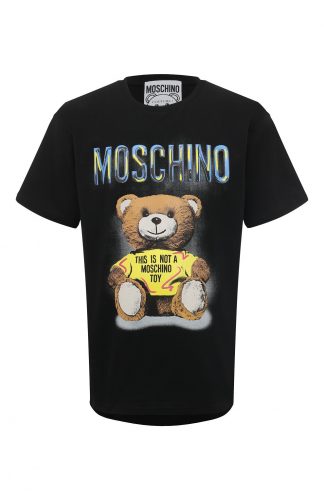 Хлопковая футболка Moschino