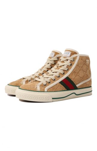 Замшевые кеды Gucci Tennis 1977 Gucci