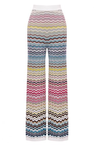 Брюки из хлопка и вискозы Missoni