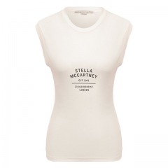 Хлопковая майка Stella McCartney