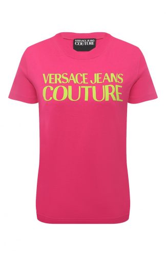 Хлопковая футболка Versace Jeans Couture