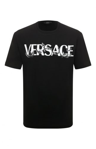 Хлопковая футболка Versace